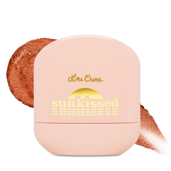 New LIME CRIME Sunkissed Glimmering Skin Stick - COVE Highlighter Vegan Bronzer - Picture 1 of 4